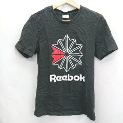 ◇ Reebok リーボック 半袖 Tシャツ サイズ表記なし ブラック メンズ E 【1406050086565】