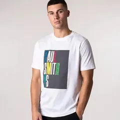 訳あり　新品　特価　セール　Paul Smith ポールスミス　Tシャツ　PS ホワイト　Mサイズ　メンズ　白T Tシャツ　半袖
