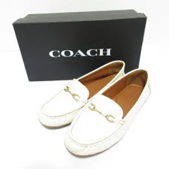 2025年最新】coach ローファー 白の人気アイテム - メルカリ