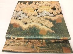 平和屋着物□上質な小紋 亀甲花文 正絹 逸品 CAAU0827yk