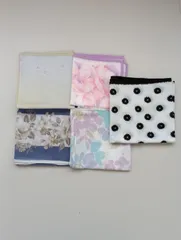 ハンカチ5枚まとめ売り　　　3-3set