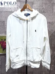 美品 ポロラルフローレン パイル フルジップ パーカー L POLO RALPHLAUREN