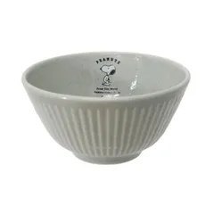 スヌーピー ピーナッツ キャラクター お茶碗 磁器製 ライスボウル ストーングレー 金正陶器 プレゼント 男の子 女の子 ギフト