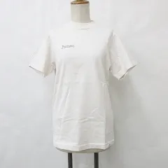 ファセッタズム FACETASM Tシャツ カットソー CHG-TEE-U16 半袖 ロゴ 刺繍 バックデザイン リブライン ピンクベージュ ブラック 白 黒 2のサムネイル