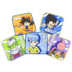 ドラゴンボールDAIMA ミニタオル キッズタオル 5枚組 丸眞 入園入学準備雑貨 アニメキャラクター グッズ 