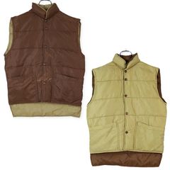 wjk ラム レザー ダウン ベスト L キャメル 羊革 - メルカリ