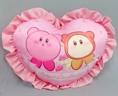 [중고] 쿠션 본체 커비 & 와돌디 (A / 핑크) Kirby × Dr.MORICKY 프릴 하트 쿠션 [별의 커비]