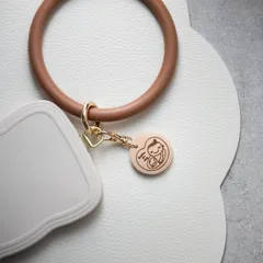 マタニティマーク 木製 ミニ キーホルダー スマホ用 チャーム ウッド 双子対応