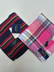 【新品】POLO RALPH LAUREN ガーゼハンカチ & タオルハンカチ セット