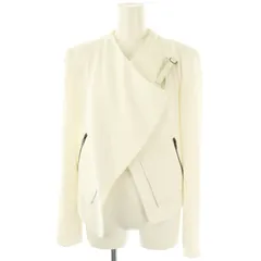 ヘルムートラング HELMUT LANG ベルト クロップド ジャケット 2 ホワイト /DF ■OSのサムネイル