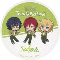 【中古】マグカップ・湯のみ Switch オリジナルコースター 「SCRAP×あんさんぶるスターズ!! 繋がろう! Trinity Festival」 ドリンク注文特典