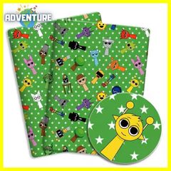 スプランキー  sprunki 生地 ハンドメイド 手芸 ハギレ 男の子 はぎれ 綿ポリ 小学生 インクレディブル ゲーム hg51
