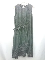 ◇ Dot＆Stripes CHILDWOMAN フリル ロング丈 ワンピース サイズＦ ブラック レディース E  【1408220017485】