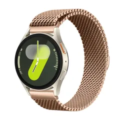 【数量限定】fe 40mm 44mm 4 スマートウォッチ ベルト20mmレディースメンズ 5 用ステンレス鋼 粗いメッシュ織り磁気時計バンドメタル調節可能交換for 6 Samsung Watch Watch 6 4 Samsung classic 43mm