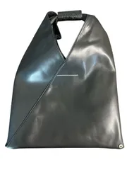 MM6 Maison Margiela エムエム6 メゾンマルジェラ エコレザーミニトートバッグ ブラック HK