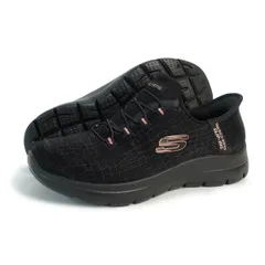 【新品】SKECHERS スケッチャーズ スニーカー レディース スリップインズ スリッポン サミッツ クラッシー ナイト 150128W BKGD ブラック/ゴールド SUMMITS