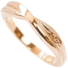 リング 指輪 ハワイアンジュエリー 波 スクロール レディース メンズ クロス 細身 細め つけっぱなしOK サージカルステンレス 重ね付け 記念日 誕生日 プレゼント ギフト ピンクゴールド ropr18 p