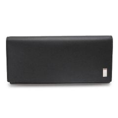 ダンヒル 長財布 メンズ サイドカー 二つ折りフラップ かぶせ蓋 レザー ブラック 黒 dunhill DU19F2F10AT 001 (ec)