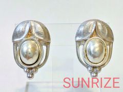 925S GEORG JENSEN ジョージジェンセン ヘリテージ 2003 イヤー イヤリング【K1247】