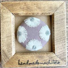刺繍【ヘアゴム】【ポニーフック】【ブローチ】選べるパーツ　no.139