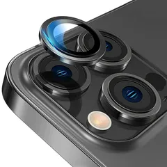 iPhone 13Pro 13ProMAX ブラック レインボー カメラ レンズ カバー フィルム 強化 ガラス 9H 保護 シート 防水 耐衝撃 反射防止