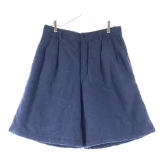 COMME des GARCONS SHIRT (コムデギャルソンシャツ) 中綿 ウールショーツ ハーフパンツ ネイビー FH-P012のサムネイル
