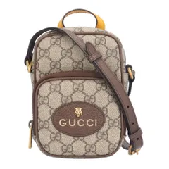 グッチ ネオヴィンテージ ショルダーバッグ GGスプリームキャンバス 658556 ベージュ レディース  GUCCI  中古 グッチ