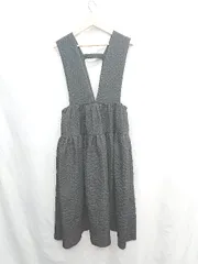 ◇ ⊂ La-gemme ラジェム ロング丈 ワンピース サイズ表記なし ブラック レディース E  【1503050013703】