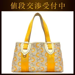 セリーヌ トートバッグ ec-21549 ベージュ イエロー Ｃマカダム