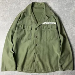 50s US ARMY 米軍実物 OG-107 コットン サテン ユーティリティ