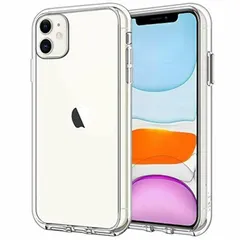JEDirect iPhone11 ケース (2019 モデル、6.1インチ専用) 黄ばみなし 衝撃吸収 バンパーカバー 傷つけ防止 クリアバック (クリア) 1