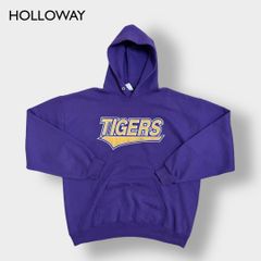 HOLLOWAY 刺繍 ロゴ TIGERS パーカー プルオーバー XL 古着