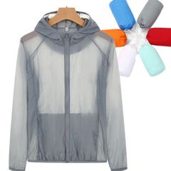 ラッシュガード UVカット メンズ 夏 アウトドア 超薄手 通気性 速乾 日焼け防止 ウインドブレーカー 自転車 サイクリング 登山 釣り スポーツ 軽量 コンパクト収納 接触冷感 xzzhang294