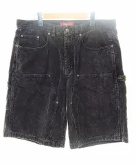 シュプリーム　コーデュロイペインターハーフパンツ　36 Supreme シュプリーム Washed Corduroy Double Knee Painter