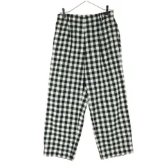 niko and... ニコアンド ギンガムチェック柄 ロングパンツ 3 ブラック レディース 古着