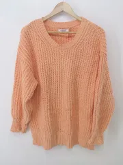 ◇ Sonny Label サニーレーベル URBAN RESEARCH コットンニット 長袖 セーター サイズF オレンジ系 レディース P  【中古】 【1212100003921】