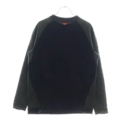 NIKE (ナイキ) テックフリース クルーネックトレーナー ブラック/グリーン 805141‐011