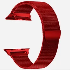 匿名配送❤️おしゃれなレッド❤️Apple Watch ( アップルウォッチ ) メタルストラップ バンド  38/40/41mm  ♦️カラー♦️レッド  ◆対応機種◆ Apple Watch シリーズ9/8/7/6/5/4/3/2/1/SE2/SE1