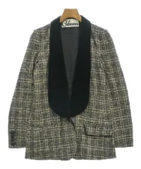 cabana リネンシルクフードジャケット、ブルゾン ANGENEHM ブルゾン アウター mj10243-Native pattern rib hooded