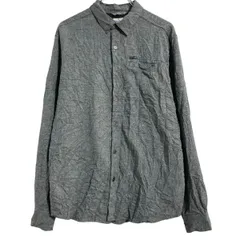 Columbia 長袖 無地シャツ M グレー コロンビア アウトドア メッシュ シンプル 古着卸 アメリカ仕入 a703-5862