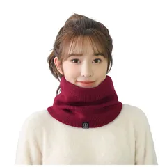 【特売】[Trnvco] ニット ネックウォーマー レディース 冬 厚手 ふわふわ裏起毛 防寒保温 ネックガード ニットスヌード 首巻き 無地 シンプル おしゃれ 柔らかい肌触り 裏ボア ストレッチ性 小顔効果 通勤・通学・アウトドアスポーツ 男女兼用