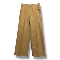 Drawer ドゥロワー コットンギャバ バックベルト パンツ ワイド