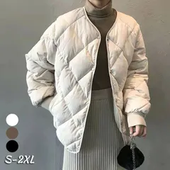 コート ジャケット レディース 秋 冬 アウター ダウンジャケット 中綿 長袖 軽量 体型カバー キルティングジャケット レディース アウター ジャケット キルティング風ジャケット ジャケット レディース ダウンのような暖かさ キルティング風ジャケットのサムネイル