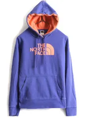 ノースフェイス 2トーン プリント スウェット パーカー プルオーバー 裏起毛