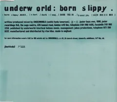 未使用 Sugiurumn - Born Slippy / レコード Yahoo!オークション -「born slippy underworld」(レコード) の