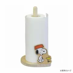SNOOPY スヌーピー 木の雑貨 キッチンペーパーホルダー スヌーピー＆ウッドストック SNO1500