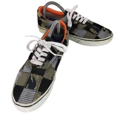 VANS Era ヴァノザウルス白とSILASタイガーカモパッチワークのSET VANS Era ヴァノザウルス白とSILASタイガーカモパッチワークの