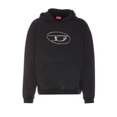 DIESEL SボックスフードQ7マルチレイヤーロゴプリントフーディ DIESEL】 -Boxt-Hood-Q7 マルチレイヤー ロゴプリントパーカー
