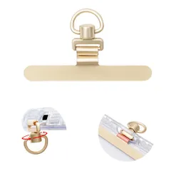 スマホストラップ ストラップホルダー 【極薄0.2mm・360°旋回式・浮きなし湾曲した構造】 金属製タグパッチ ステンレス鋼 メッキ仕上げ スマホショルダー 携帯ストラップホルダー 薄型 丈夫10kgまでの荷重量 スマホケースに挟む 全機種対応 充電影響なし