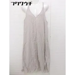 ◇ ●未使用● ◎ SENSE OF PLACE by URBAN RESEARCH タグ付 ロング キャミ ワンピース サイズO グレージュ系 レディース  【中古】 【1107050004497】